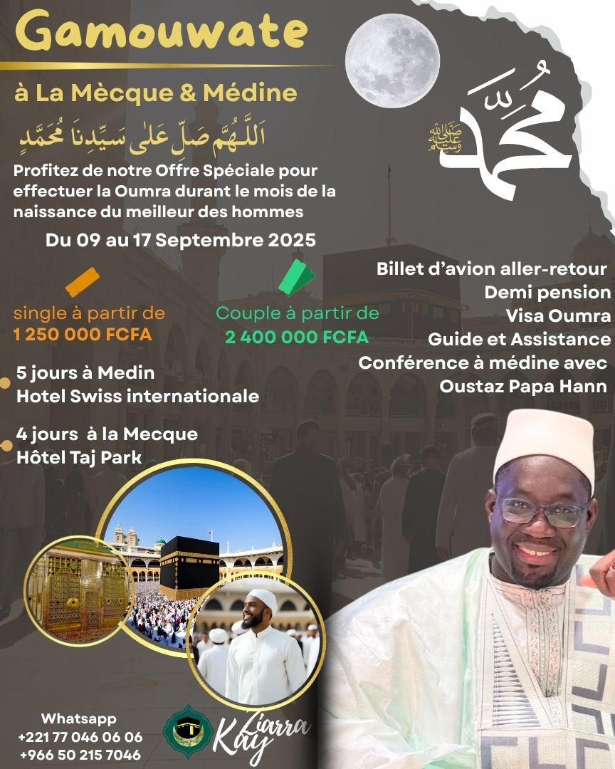 OUMRA MAOULOUD GAMOUWATE MEDINE MAKKAH